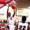 Christian Wood of Findlay Prep dunks the ball during their boys basketball game against Bishop Gorman at the South Point Arena in Las Vegas on Monday, January 7, 2013. Christian Wood of Findlay Prep dunks the ball during their boys basketball game against Bishop Gorman at the South Point Arena in Las Vegas on Monday, January 7, 2013.