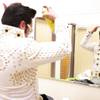 Elvis impersonator Jesse Garon gets ready backstage before a celebration of Elvis Presley's birthday at Opportunity Village Engelstad Campus on Tuesday, Jan. 8, 2013, in Las Vegas. Elvis impersonator Jesse Garon gets ready backstage before a celebration of Elvis Presley's birthday at Opportunity Village Engelstad Campus on Tuesday, Jan. 8, 2013, in Las Vegas.