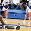 Photo: Isaiah Villaros of Basic sits on the ground after Photo: Isaiah Villaros of Basic sits on the ground after