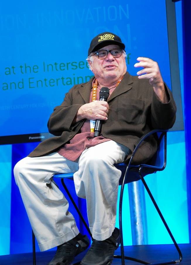 Danny DeVito at the 2013 International Consumer Electronics Show in Las Vegas on Wednesday, Jan. 9, 2013.