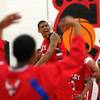 Photo: Valley's Daniel Young celebrates at the end of the Photo: Valley's Daniel Young celebrates at the end of the