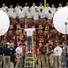 The San Francisco 49ers pose for a team photo during media day for the NFL Super Bowl XLVII football game Tuesday, Jan. 29, 2013, in New Orleans. The San Francisco 49ers pose for a team photo during media day for the NFL Super Bowl XLVII football game Tuesday, Jan. 29, 2013, in New Orleans.