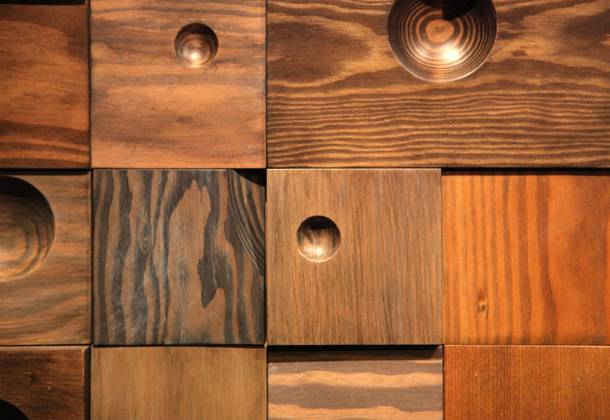 Woodwork seen at the Nobu Hotel at Caesars Palace in Las Vegas on Friday, February 1, 2013.
