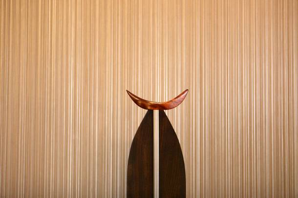Artwork in the elevator lobby at the Nobu Hotel at Caesars Palace in Las Vegas on Friday, February 1, 2013.