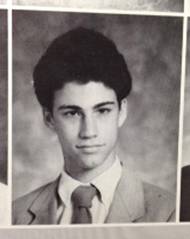 Late-night talk show host Jimmy Kimmel is shown here in this high school yearbook photo. Kimmel is a 1985 graduate of Clark High School.