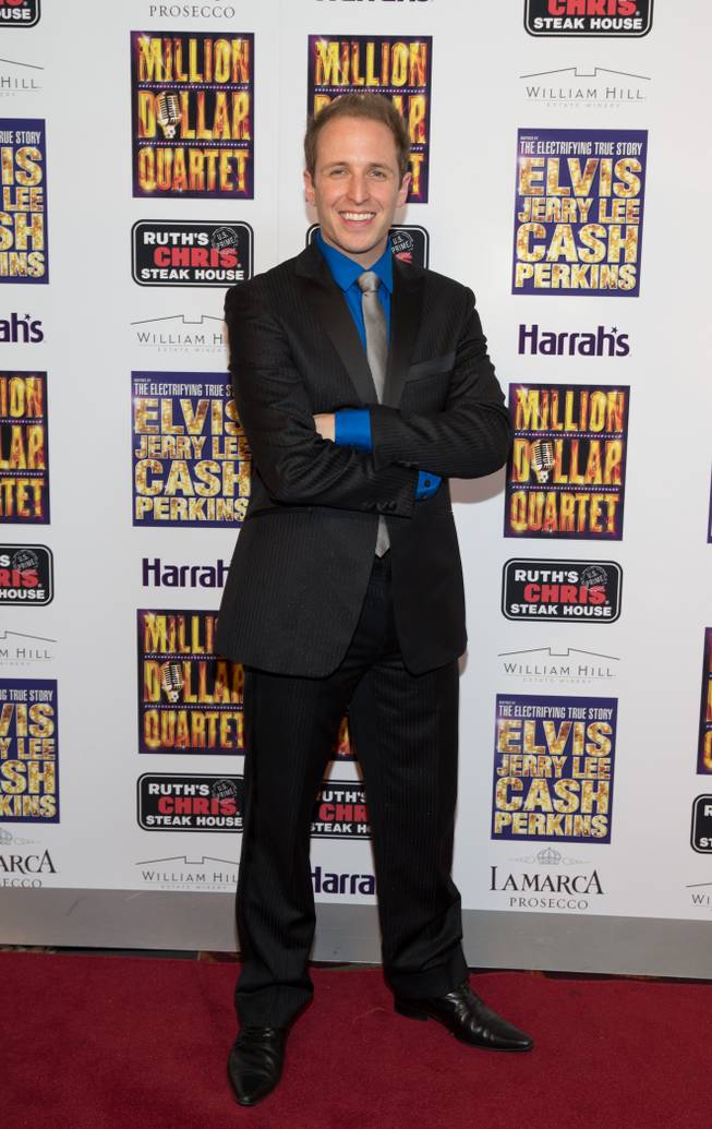 Martin Kaye at the grand opening of "Million Dollar Quartet" at Harrah's on Tuesday, Feb. 19, 2013.