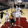 Photo: Clark forward Malcolm Davis waits for Desert Pines Photo: Clark forward Malcolm Davis waits for Desert Pines