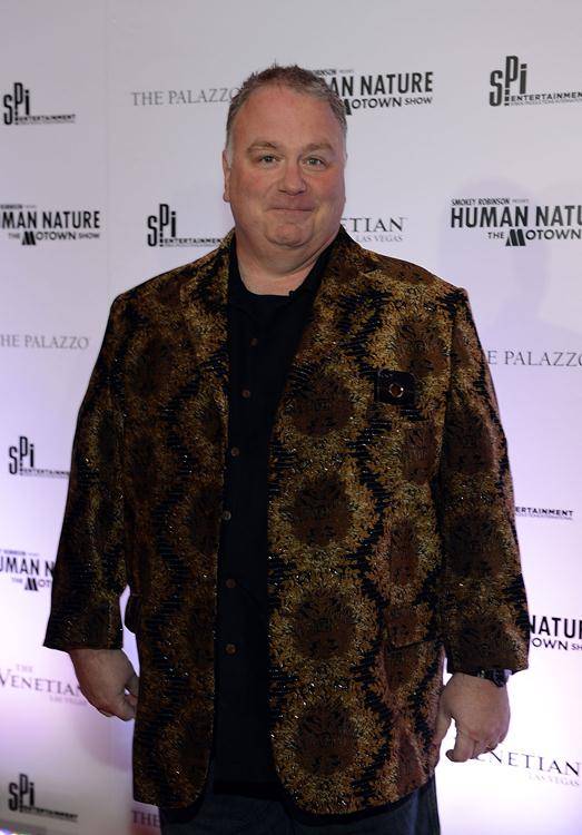 Kevin Burke arrives at the grand opening of "Smokey Robinson Presents Human Nature: The Motown Show" at The Venetian on Friday, Feb. 22, 2013.