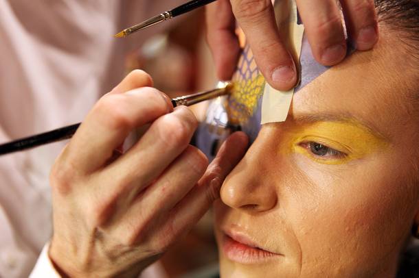 Roger Stricker, the wigs and makeup supervisor at