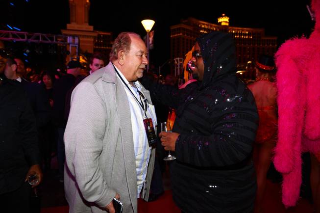 Robin Leach and CeeLo Green at Planet Hollywood on Wednesday, Feb. 27, 2013.
