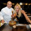 Executive chef Joseph Elevado and Jenny McCarthy at Andrea's in Encore on Friday, March 29, 2013. Executive chef Joseph Elevado and Jenny McCarthy at Andrea's in Encore on Friday, March 29, 2013.