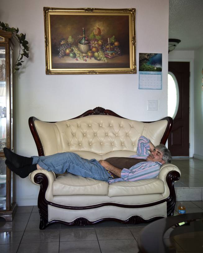 James Flavy Coy Brown loves the leather couch where he often watches TV at the Home Sweet Home boarding house in Sacramento. He was released from a Nevada state psychiatric hospital in February, with only three days medication and a one way bus ticket to Sacramento, where he knew no one.