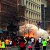 In this image from video provided by WBZ TV, spectators and runners run from what was described as twin explosions that shook the finish line of the Boston Marathon, Monday, April 15, 2013, in Boston. Two explosions shattered the euphoria of the Boston Marathon finish line on Monday, sending authorities out on the course to carry off the injured while the stragglers were rerouted away from the smoking site of the blasts. In this image from video provided by WBZ TV, spectators and runners run from what was described as twin explosions that shook the finish line of the Boston Marathon, Monday, April 15, 2013, in Boston. Two explosions shattered the euphoria of the Boston Marathon finish line on Monday, sending authorities out on the course to carry off the injured while the stragglers were rerouted away from the smoking site of the blasts.