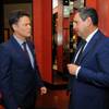 Saks Fifth Avenue Chairman and CEO Steve Sadove, right, chats with honoree Donny Osmond at the 10th annual Vegas Dozen event at Saks Fifth Avenue at Fashion Show mall on April 17, 2013. Saks Fifth Avenue Chairman and CEO Steve Sadove, right, chats with honoree Donny Osmond at the 10th annual Vegas Dozen event at Saks Fifth Avenue at Fashion Show mall on April 17, 2013.