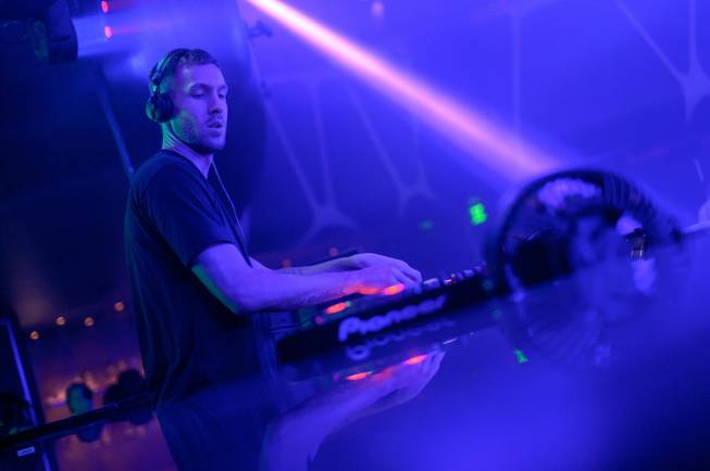 DJ Calvin Harris at Hakkasan Las Vegas in MGM Grand on Saturday, May 4, 2013.