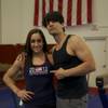 Criss Angel prepares for his next feat of magic with his trainer, Olympic gold medalist Jordyn Wieber. Criss Angel prepares for his next feat of magic with his trainer, Olympic gold medalist Jordyn Wieber.