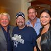 Photo: Jimmy Johnson, Terry Fator, Troy Aikman and Taylor Photo: Jimmy Johnson, Terry Fator, Troy Aikman and Taylor