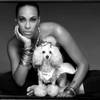 Cheaza and her dog Cupcake. Cheaza and her dog Cupcake.