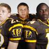 Photo: Bonanza High football players (from left) Carlos S Photo: Bonanza High football players (from left) Carlos S