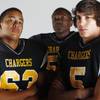 Photo: Clark High football players (from left) Edwin Cent Photo: Clark High football players (from left) Edwin Cent