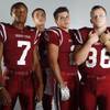 Photo: Desert Oasis High football players (from left) Joc Photo: Desert Oasis High football players (from left) Joc