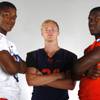 Photo: Bishop Gorman High football players (from left) Te Photo: Bishop Gorman High football players (from left) Te
