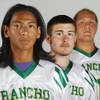 Photo: Rancho High football players (from left) Yasser Re Photo: Rancho High football players (from left) Yasser Re