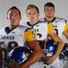 Photo: Moapa Valley High football players (from left) Sam Photo: Moapa Valley High football players (from left) Sam