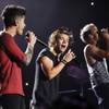 Zayn Malik, Harry Styles and Niall Horan of One Direction perform at Mandalay Bay Events Center on Friday, Aug. 2, 2013. Zayn Malik, Harry Styles and Niall Horan of One Direction perform at Mandalay Bay Events Center on Friday, Aug. 2, 2013.