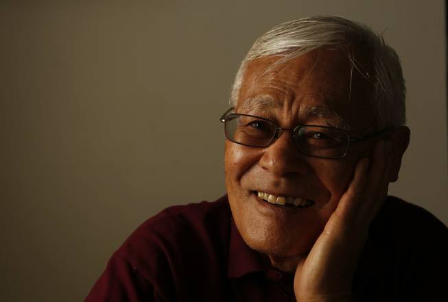 Shigeru Yabu is a Japanese American who was incarcerated with his family in the Heart Mountain Relocation Center in Wyoming during World War II. His story is among those being collected in an oral history of Wyoming. He is shown in Camarillo, California, on August 28, 2013.