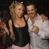 Photo: Katie Morgan, with “Rock of Ages” star Mark Sh Photo: Katie Morgan, with “Rock of Ages” star Mark Sh