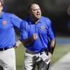 Bishop Gorman coach Tony Sanchez yells to his players during their game against Crespi Friday, Sept. 13, 2013. Bishop Gorman won the game 42-9. Bishop Gorman coach Tony Sanchez yells to his players during their game against Crespi Friday, Sept. 13, 2013. Bishop Gorman won the game 42-9.