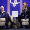 Photo: President Barack Obama, right, with former Preside Photo: President Barack Obama, right, with former Preside