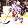 Photo: Los Angeles Kings center Jarret Stoll tries to get Photo: Los Angeles Kings center Jarret Stoll tries to get
