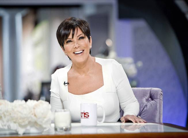 This July 12, 2013 photo released by Twentieth Television shows host Kris Jenner during a taping of her entertainment talk show "The Kris Jenner Show," in Culver City, Calif. The show premieres on Monday, July 15. The show will air on select Fox stations including, New York, Los Angeles, Minneapolis, Phoenix and Dallas.