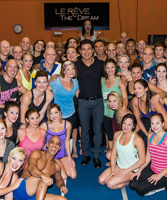 Mario Lopez at “Le Reve — The Dream” on Friday, Oct. 11, 2013, in the Wynn.