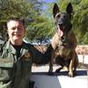 Photo: Metro Police Officer Sean Malia poses with his K-9 Photo: Metro Police Officer Sean Malia poses with his K-9