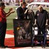 Fresno State University President Joseph Castro and Athletic Director Thomas Boeh applaud Fresno State alumni Jerry Tarkanian during the first half of an NCAA college football game Saturday, Oct. 19, 2013, in Fresno, Calif. (AP Photo/Gary Kazanjian) Fresno State University President Joseph Castro and Athletic Director Thomas Boeh applaud Fresno State alumni Jerry Tarkanian during the first half of an NCAA college football game Saturday, Oct. 19, 2013, in Fresno, Calif. (AP Photo/Gary Kazanjian)