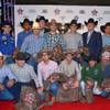 Brazilian bull riders, Sean Gleason and Jim Haworth attend the 2013 PBR Built Ford Tough World Finals welcome ceremony on Monday, Oct. 21, 2013, at 8 Second Lounge in MGM Grand. Brazilian bull riders, Sean Gleason and Jim Haworth attend the 2013 PBR Built Ford Tough World Finals welcome ceremony on Monday, Oct. 21, 2013, at 8 Second Lounge in MGM Grand.