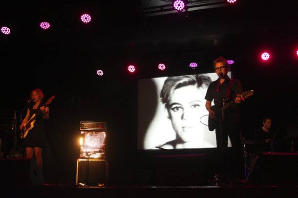Dean and Britta perform their