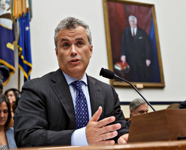 In this Aug. 1, 2012, file photo, Jeffrey Zients testifies on Capitol Hill in Washington. President Barack Obama is calling Zients to help correct problems with the new federal health care website. The White House says Zients will assist a team that is said to be working around the clock on the site, www.healthcare.gov.