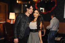 Criss Angel, with fiancee Sandra Gonzalez, celebrates the fifth anniversary of his Cirque du Soleil show “Believe” at the Luxor on Wednesday, Oct. 30, 2013, at a party at Rx Boiler Room in Mandalay Place. Criss Angel, with fiancee Sandra Gonzalez, celebrates the fifth anniversary of his Cirque du Soleil show “Believe” at the Luxor on Wednesday, Oct. 30, 2013, at a party at Rx Boiler Room in Mandalay Place.