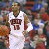 UNLV guard Bryce Dejean-Jones takes the ball up court against Dixie State during the Rebels exhibition game Friday, Nov. 1, 2013 at the Thomas & Mack Center. UNLV guard Bryce Dejean-Jones takes the ball up court against Dixie State during the Rebels exhibition game Friday, Nov. 1, 2013 at the Thomas & Mack Center.