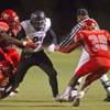 Photo: Palo Verde's Jaren Campbell (21) does his best to Photo: Palo Verde's Jaren Campbell (21) does his best to
