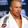 Photo: Georges St. Pierre answers questions during a work Photo: Georges St. Pierre answers questions during a work