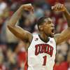 UNLV forward Roscoe Smith tries to get the crowd into their game against Arizona State Tuesday, Nov. 19, 2013 at the Thomas & Mack. UNLV forward Roscoe Smith tries to get the crowd into their game against Arizona State Tuesday, Nov. 19, 2013 at the Thomas & Mack.