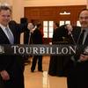 Jim Murren, CEO and chairman of MGM Resorts International, and Frank Furlan, president of Swatch Group U.S., cut the ribbon at the Tourbillon grand opening on Wednesday, Nov. 13, 2013, at Crystals in CityCenter. Jim Murren, CEO and chairman of MGM Resorts International, and Frank Furlan, president of Swatch Group U.S., cut the ribbon at the Tourbillon grand opening on Wednesday, Nov. 13, 2013, at Crystals in CityCenter.