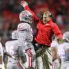 UNLV defensive back Mike Horsey and head coach Bobby Hauck chest bump after the defense stopped San Diego State during their Mountain West Conference game Saturday, Nov. 30, 2013 at Sam Boyd Stadium. UNLV won 45-19. UNLV defensive back Mike Horsey and head coach Bobby Hauck chest bump after the defense stopped San Diego State during their Mountain West Conference game Saturday, Nov. 30, 2013 at Sam Boyd Stadium. UNLV won 45-19.