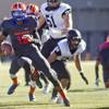 Bishop Gorman QB Randall Cunnigham II breaks loose for his first touchdown of the game against Palo Verde on Saturday, Nov. 30, 2013. Bishop Gorman QB Randall Cunnigham II breaks loose for his first touchdown of the game against Palo Verde on Saturday, Nov. 30, 2013.