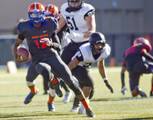 Bishop Gorman QB Randall Cunnigham II breaks loose for his first touchdown of the game against Palo Verde on Saturday, Nov. 30, 2013.